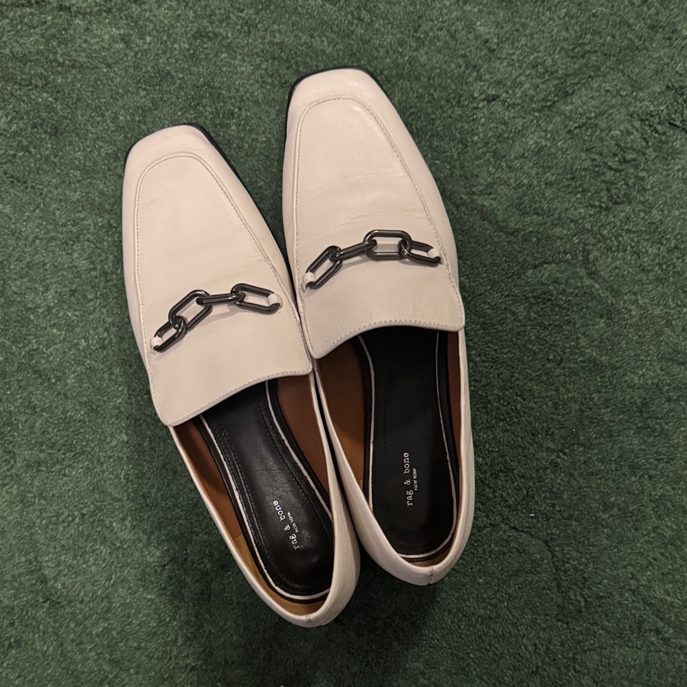 Rag & Bone Loafers White Size 41